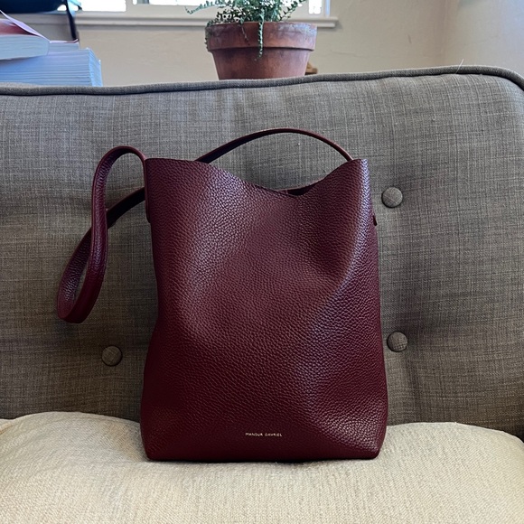 Mansur Gavriel Handbags - Mansur Gavriel Small Everyday Cabas Bag burgundy / oxblood / maroon